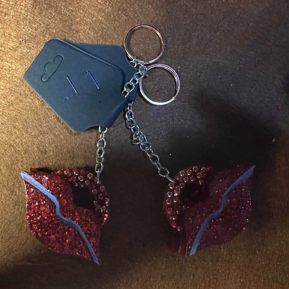 Lip Purse Keychains